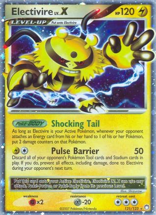 Electivire LV.X (121/123) - Mysterious Treasures Holofoil