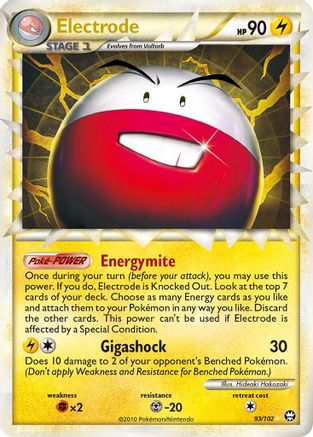 Electrode (Prime) (93/102) - Triumphant Holofoil
