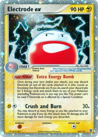 Electrode ex (107/112) - FireRed & LeafGreen Holofoil