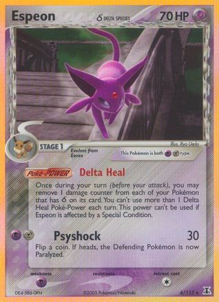 Espeon (Delta Species) (4/113) - Delta Species Holofoil