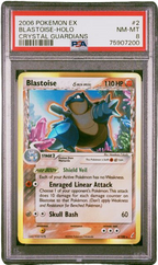PSA 8 BLASTOISE HOLO CRYSTAL GUARDIANS
