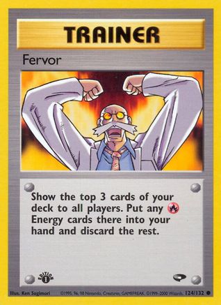 Fervor (124/132) - Gym Challenge 1st Edition