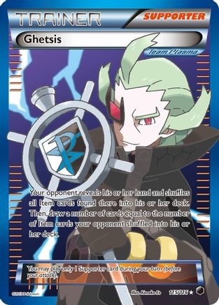 Ghetsis (Team Plasma) (Full Art) (115/116) - Plasma Freeze Holofoil
