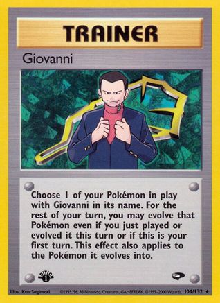 Giovanni (104/132) - Gym Challenge 1st Edition