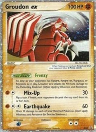 Groudon ex (EX Collector's Tins) (38/40) - Nintendo Promos Holofoil