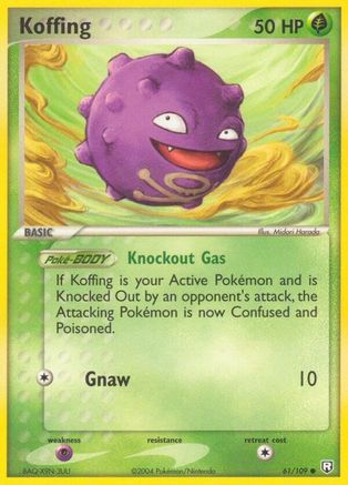 Koffing (61/109) - Team Rocket Returns Reverse Holofoil