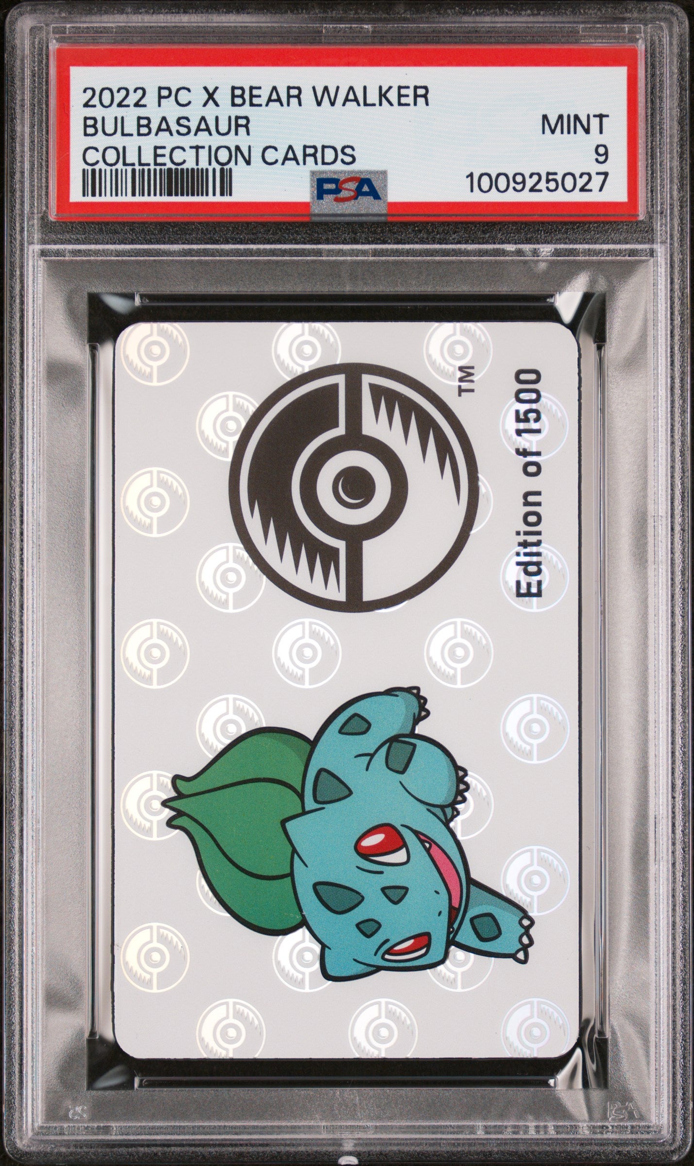 PSA 9 BULBASAUR COLLECTION CARDS