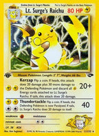 Lt. Surge's Raichu (11/132) - Gym Challenge 1st Edition Holofoil
