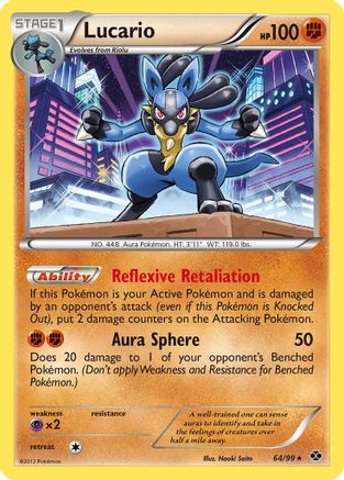 Lucario (64/99) - Next Destinies Holofoil