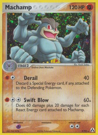 Machamp (9/92) - Legend Maker Holofoil