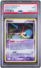 PSA 9 DEOXYS HOLO EMERALD