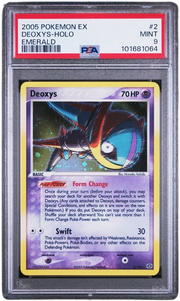 PSA 9 DEOXYS HOLO EMERALD