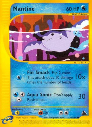Mantine (77/144) - Skyridge Reverse Holofoil