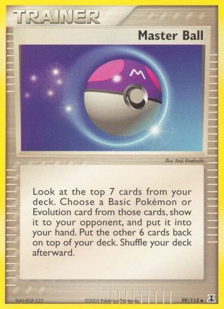 Master Ball (99/113) - Delta Species Reverse Holofoil