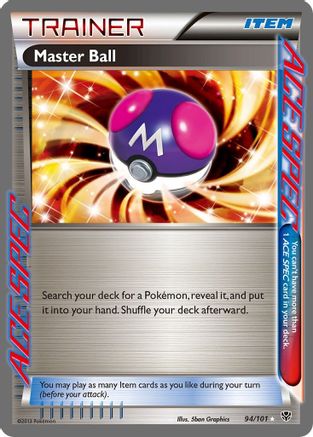 Master Ball (94/101) - Plasma Blast Holofoil