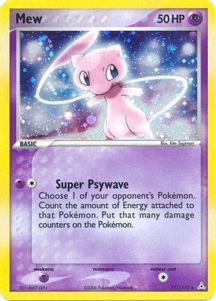 Mew (111/110) - Holon Phantoms Holofoil