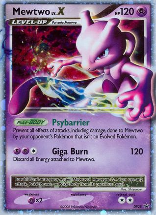 Mewtwo LV.X (DP28/56) - Diamond and Pearl Promos Holofoil
