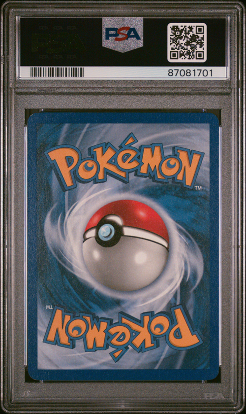 PSA Card Back