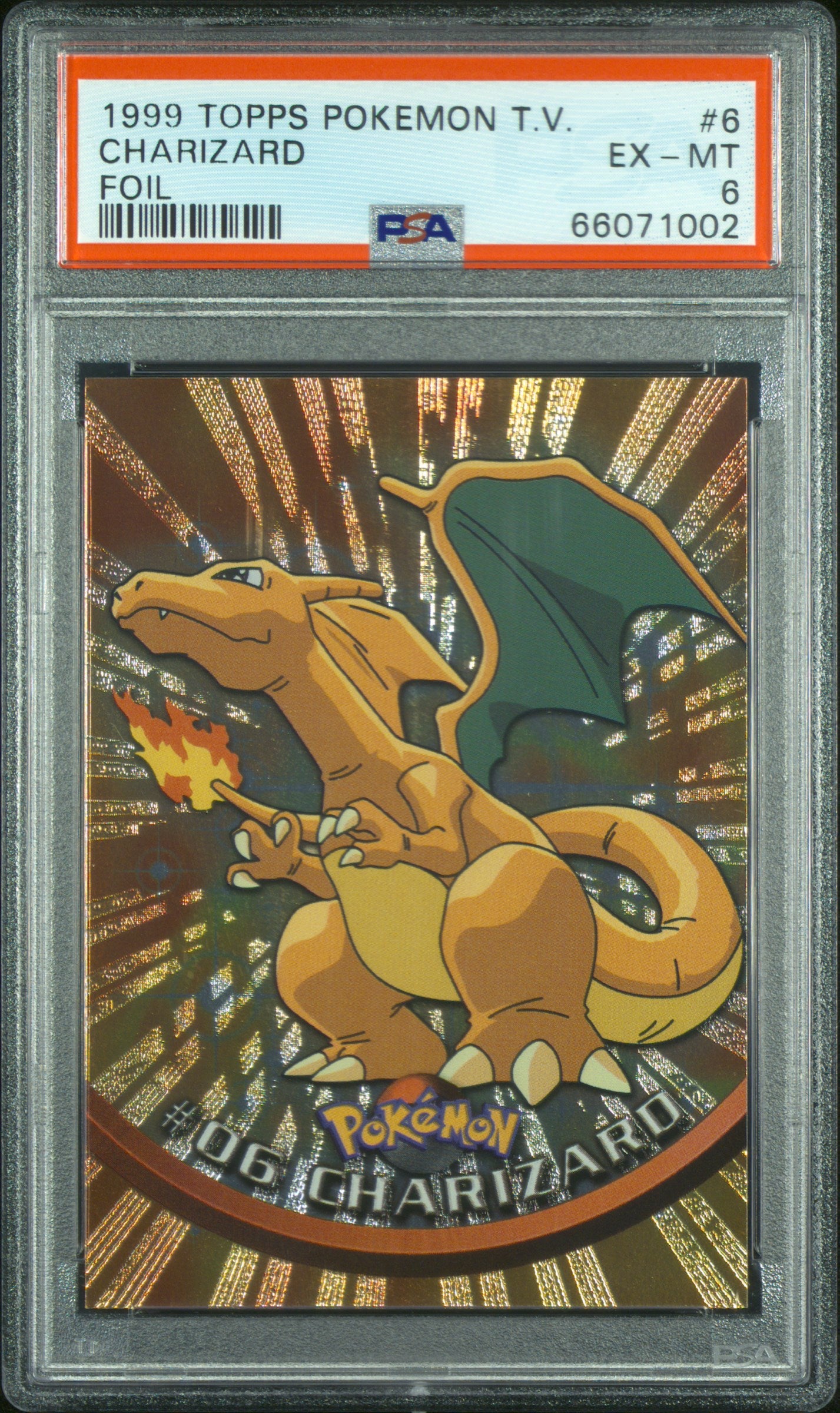 PSA 6 CHARIZARD FOIL