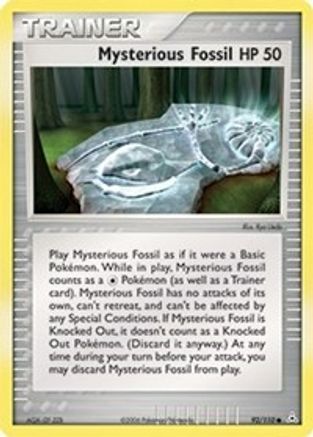 Mysterious Fossil (92/110) - Holon Phantoms Reverse Holofoil