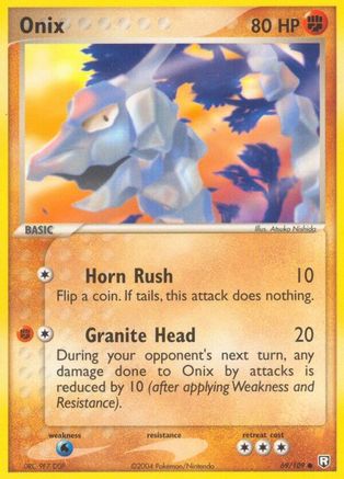 Onix (69/109) - Team Rocket Returns Reverse Holofoil