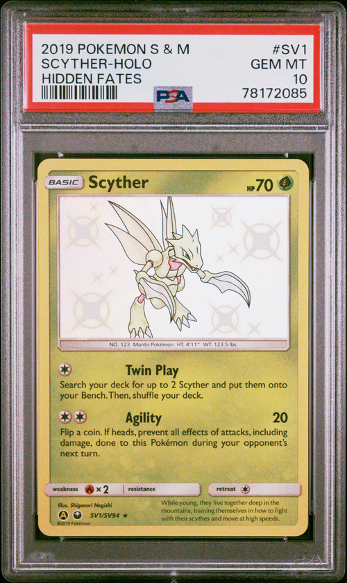 PSA Card Front