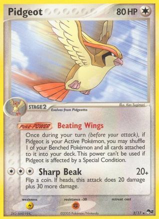 Pidgeot (2/017) - POP Series 2 Holofoil