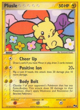 Plusle (5/17) - POP Series 3 Holofoil