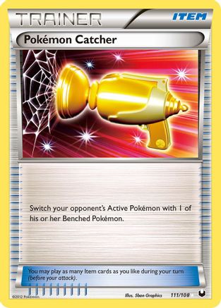 Pokemon Catcher (Gold) (111/108) - Dark Explorers Holofoil