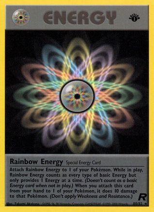 Rainbow Energy (80/82) - Team Rocket 1st Edition