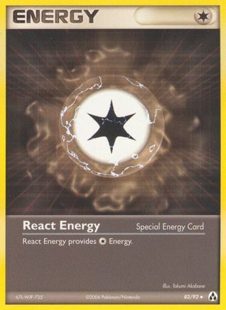 React Energy (82/92) - Legend Maker Reverse Holofoil