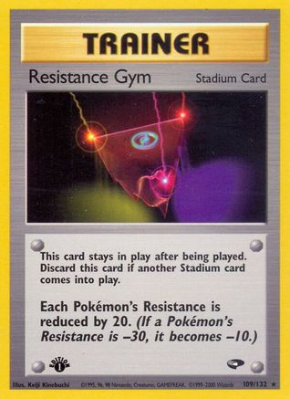 Resistance Gym (109/132) - Gym Challenge 1st Edition