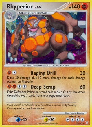 Rhyperior (10/147) - Supreme Victors Holofoil