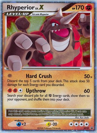 Rhyperior LV.X (DP29/56) - Diamond and Pearl Promos Holofoil