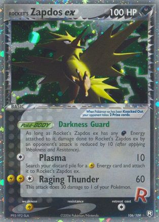 Rocket's Zapdos ex (106/109) - Team Rocket Returns Holofoil