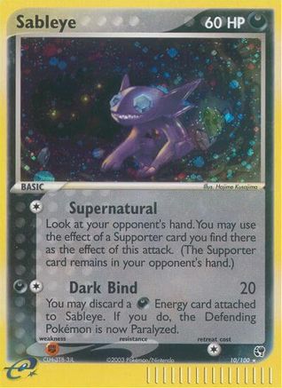 Sableye (10/100) - Sandstorm Reverse Holofoil