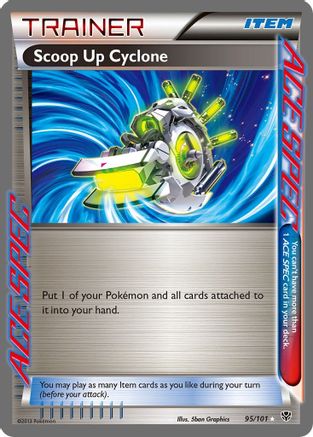 Scoop Up Cyclone (95/101) - Plasma Blast Holofoil