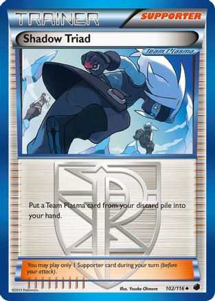 Shadow Triad (Team Plasma) (102/116) - Plasma Freeze