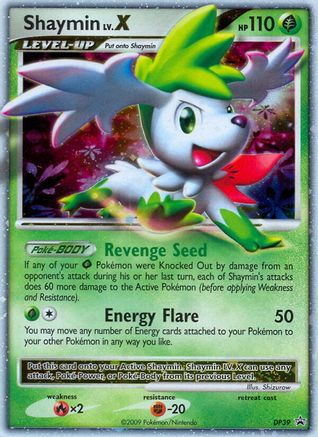 Shaymin LV.X (DP39/56) - Diamond and Pearl Promos Holofoil