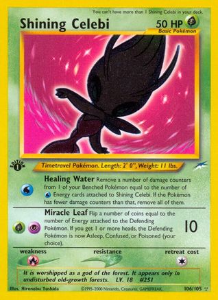 Shining Celebi (106/105) - Neo Destiny Unlimited Holofoil