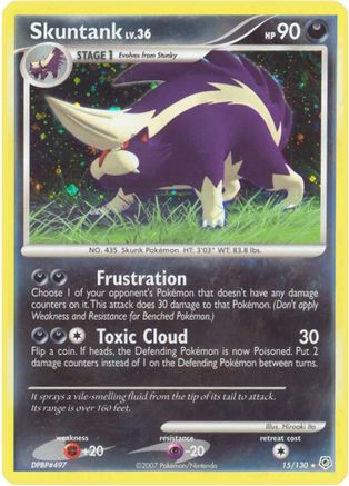 Skuntank (15/130) - Diamond and Pearl Reverse Holofoil
