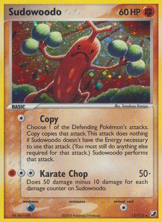 Sudowoodo (15/115) - Unseen Forces Holofoil