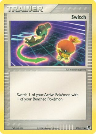 Switch (102/112) - FireRed & LeafGreen Reverse Holofoil