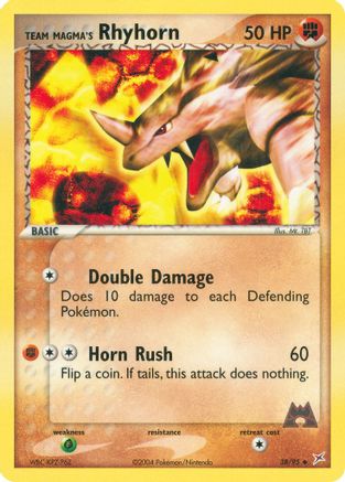 Team Magma's Rhyhorn (38/95) - Team Magma vs Team Aqua