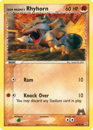 Team Magma's Rhyhorn (68/95) - Team Magma vs Team Aqua