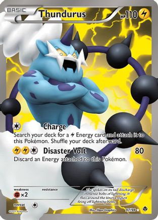 Thundurus (Full Art) (97/98) - Emerging Powers Holofoil
