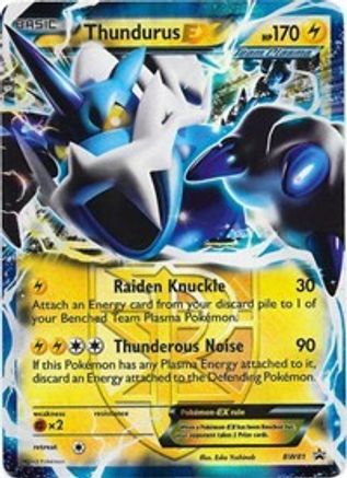 Thundurus EX (Team Plasma) (BW81/101) - Black and White Promos Holofoil