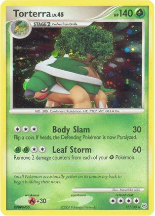 Torterra (17/130) - Diamond and Pearl Holofoil