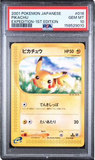 PSA 10 PIKACHU EXPEDITION-1ST EDITION (JP)