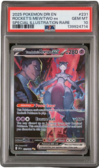 PSA 10 ROCKET'S MEWTWO EX DESTINED RIVALS